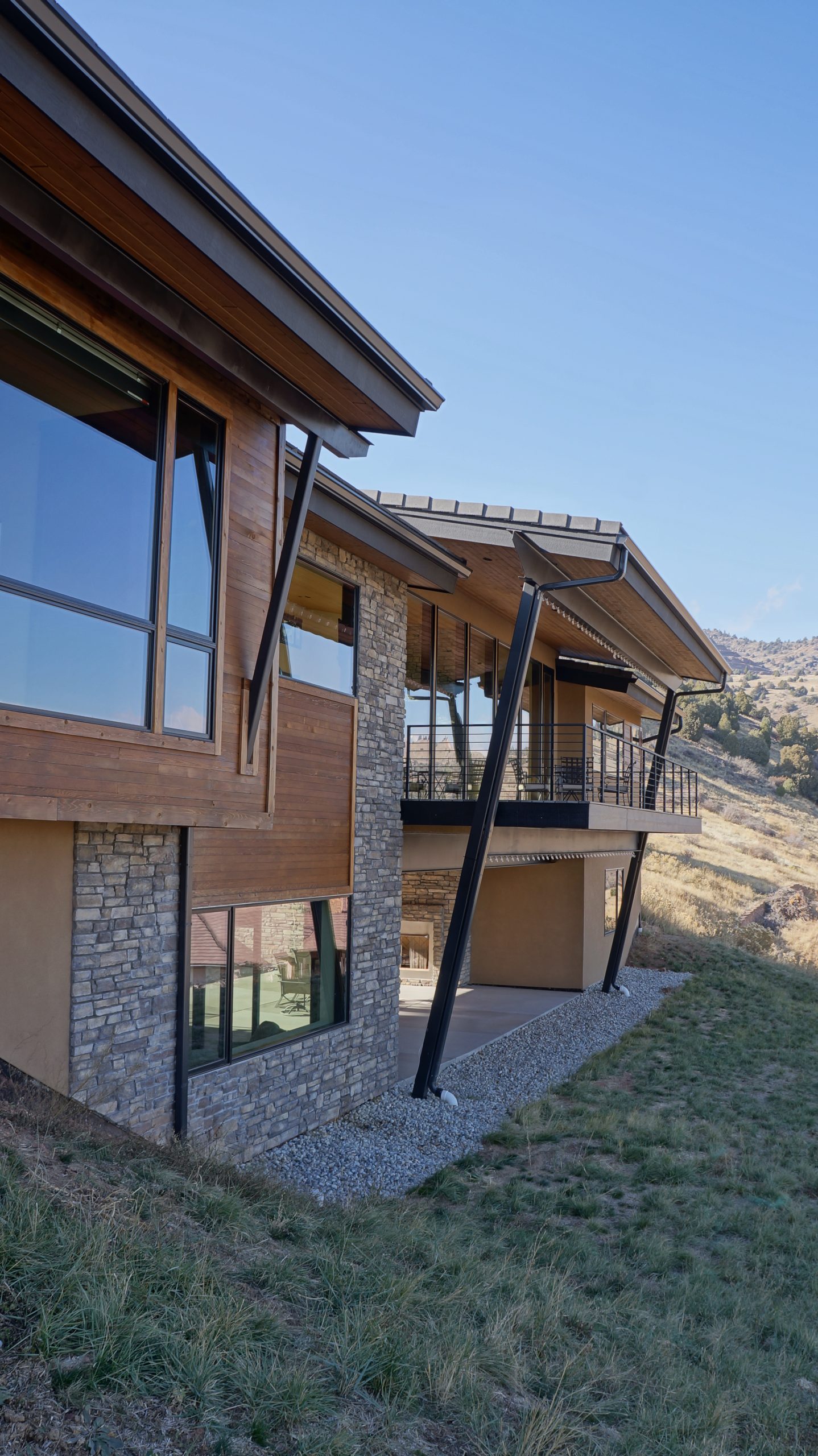 Modern Home Mountain Construction Twin Lakes Colorado